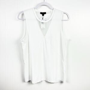 NEW Alala Flyweight White Athletic Tank Top Womens Athletic Wear Size Medium